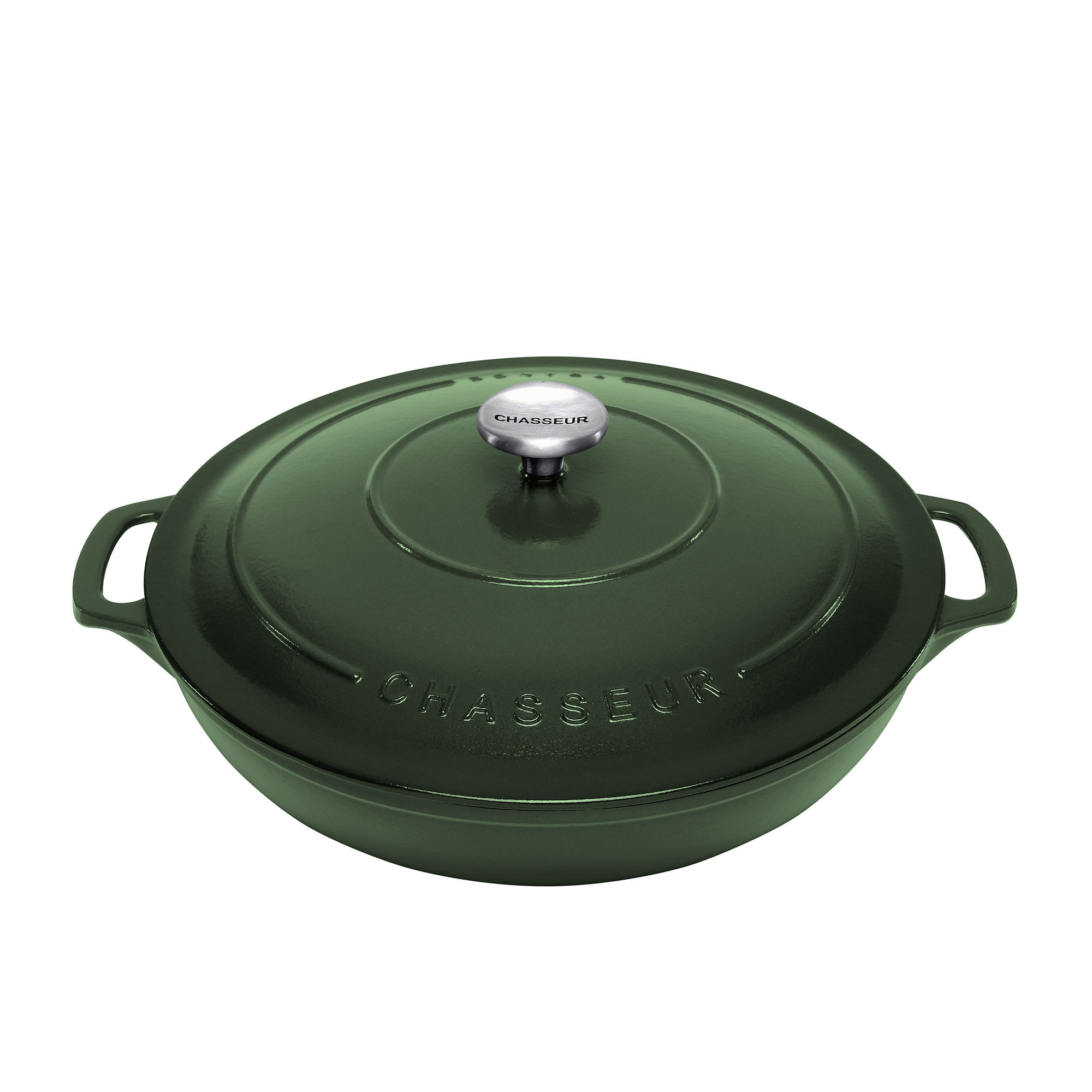 Chasseur Round Casserole 30cm - 2.5L Forest | Kitchen Warehouse